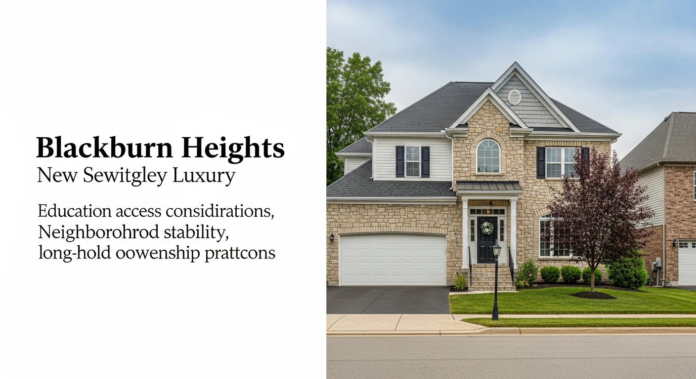 Blackburn Heights: New Sewickley Luxury education and school context