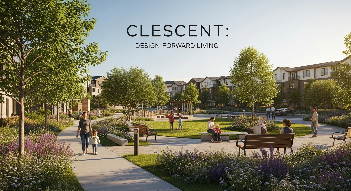 Crescent: Design-Forward Living amenities and recreation