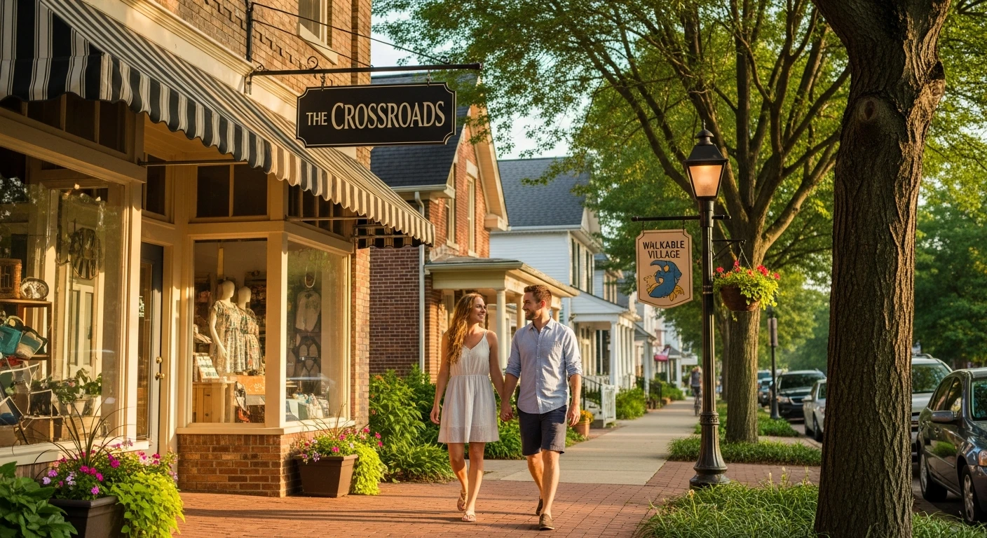 Crescent neighborhood green and trails