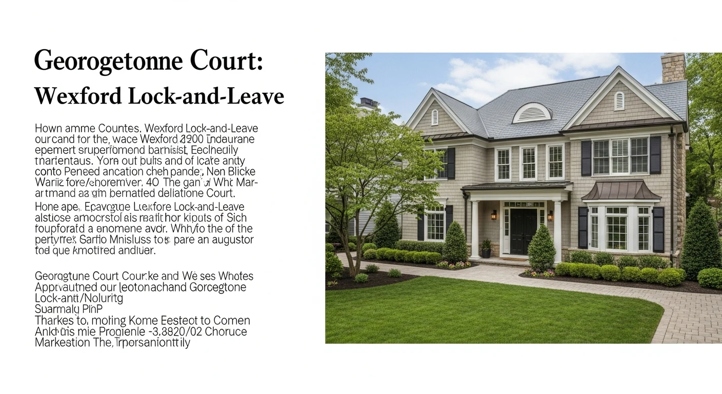 Georgetowne Court: Wexford Lock-and-Leave market data snapshot