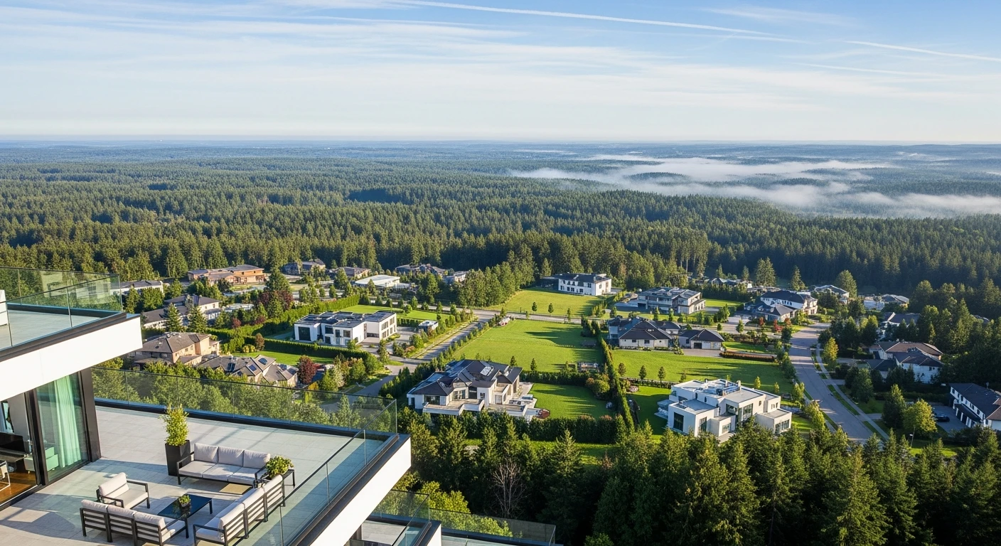 Quiet street in The Heights of North Park