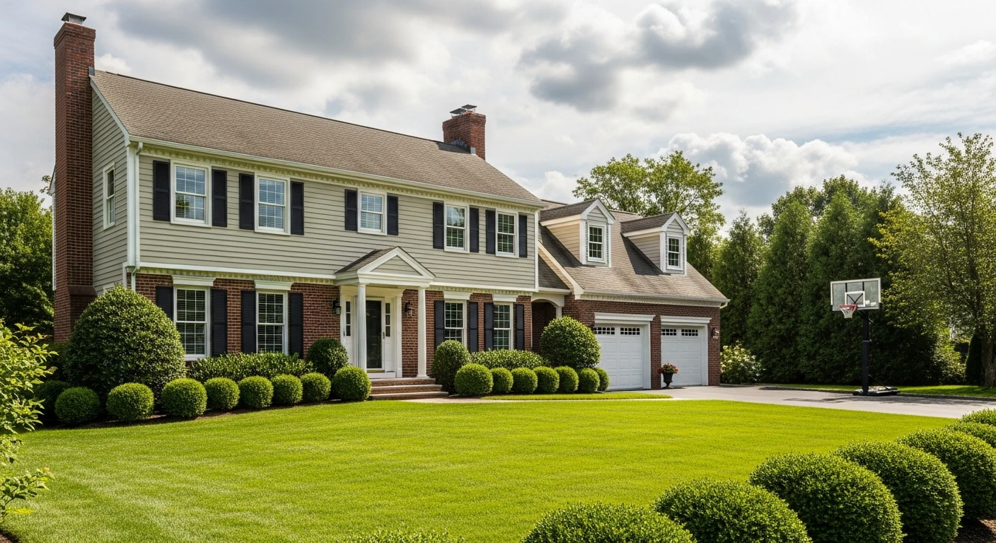 Illustrative home exterior