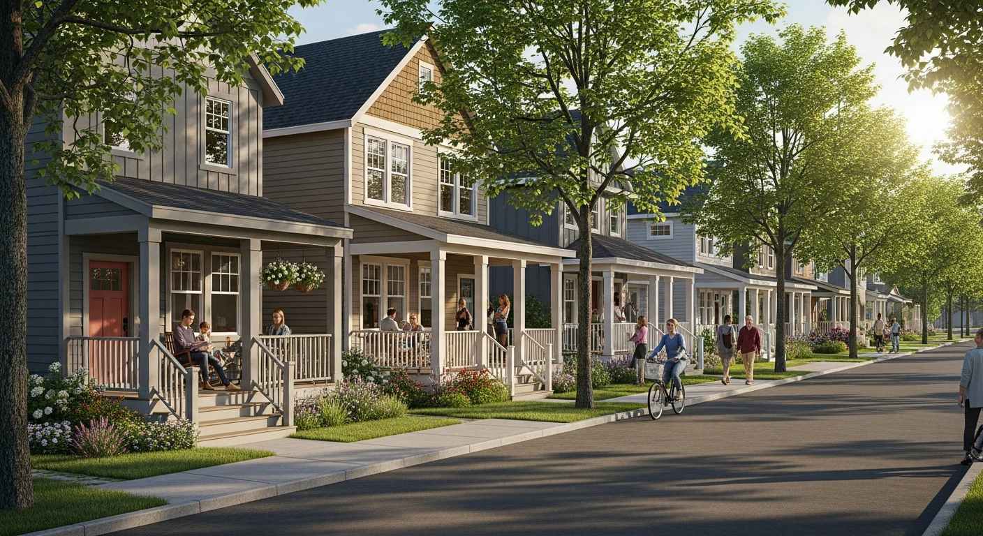 Venango Trails streetscape